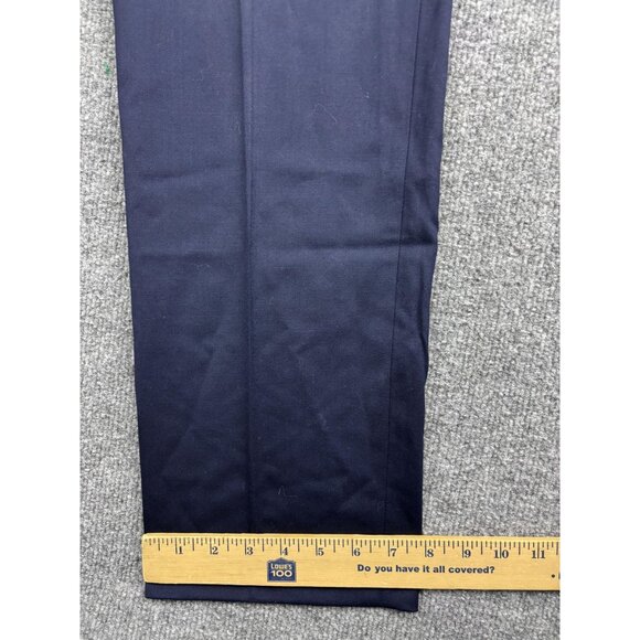 The Tie Bar Pants Mens 32x32 Navy Athletic Fit Wool Blend Dress Slacks Stretch - Picture 6 of 7